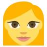 여자 Emoji 👩 image - EmojiTwo style