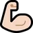 Flexed Biceps: Light Skin Tone