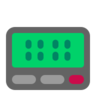 Emoji pager 📟 image - Microsoft Classic 2D style