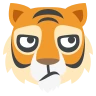 Emoji Tigris arca 🐯 image - EmojiTwo style