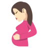 Pregnant Woman: Light Skin Tone Emoji 🤰🏻 image - EmojiTwo style