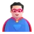 Man Superhero: Light Skin Tone