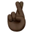 Crossed Fingers: Dark Skin Tone