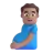 Pregnant Man: Medium Skin Tone