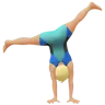 Man Cartwheeling: Medium-Light Skin Tone Emoji 🤸🏼‍♂️ image - Apple style