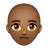 Woman: Medium-Dark Skin Tone, Bald