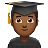 Man Student: Medium-Dark Skin Tone