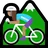 Woman Mountain Biking: Medium Skin Tone