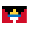 Flag: Antigua & Barbuda Emoji 🇦🇬 image - SerenityOS style