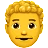 Man: Curly Hair