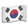 Flag: South Korea Emoji 🇰🇷 image - Apple style