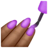 Nail Polish: Medium-Dark Skin Tone Emoji 💅🏾 image - Samsung style