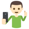 Selfie: Light Skin Tone Emoji 🤳🏻 image - EmojiTwo style