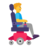 Man In Motorized Wheelchair Facing Right