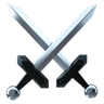 交叉剑 Emoji ⚔ image - Huawei Harmony OS style