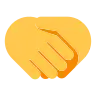 Handshake Emoji 🤝 image - Tossface style