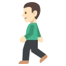 Person Walking: Light Skin Tone Emoji 🚶🏻 image - EmojiTwo style