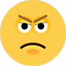 화난 얼굴 Emoji 😠 image - Skype style
