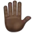 Raised Hand: Dark Skin Tone