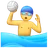 Man Playing Water Polo