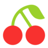 Cerejas Emoji 🍒 image - Microsoft Classic 2D style