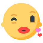 Face Blowing A Kiss