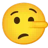 Cara de mentira Emoji 🤥 image - Google Noto Color Animated style