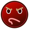 Emoji Îmbrățișarea feței 😡 image - Emojidex style