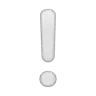 White Exclamation Mark Emoji ❕ image - WhatsApp style