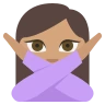 Person Gesturing No: Medium Skin Tone Emoji 🙅🏽 image - EmojiTwo style