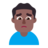Man Frowning: Medium-Dark Skin Tone