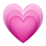 Cœur croissant Emoji 💗 image - Huawei Harmony OS style
