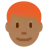 Man: Medium-Dark Skin Tone, Red Hair
