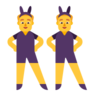 Men With Bunny Ears Emoji 👯‍♂️ image - Microsoft Classic 2D style