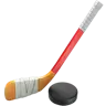 アイスホッケーのスティックとパック Emoji 🏒 image - Apple style