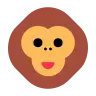 モンキーフェイス Emoji 🐵 image - Tossface style
