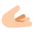 Palm Up Hand: Light Skin Tone