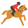 Horse Racing: Dark Skin Tone Emoji 🏇🏿 image - Tossface style