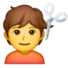 Corte de pelo Emoji 💇 image - Samsung style