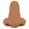 Nose: Medium-Dark Skin Tone Emoji 👃🏾 image - EmojiTwo style