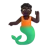 Merperson: Dark Skin Tone