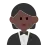 Person In Tuxedo: Dark Skin Tone