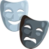 Sztuki widowiskowe Emoji 🎭 image - Facebook Messenger (2016) style
