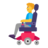 Man In Motorized Wheelchair