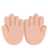 Palms Up Together: Medium-Light Skin Tone