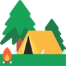 Emoji Campeggio 🏕 image - Skype style