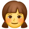 Girl Emoji 👧 image - Samsung style