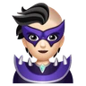 Supervillain: Light Skin Tone Emoji 🦹🏻 image - Huawei Harmony OS style