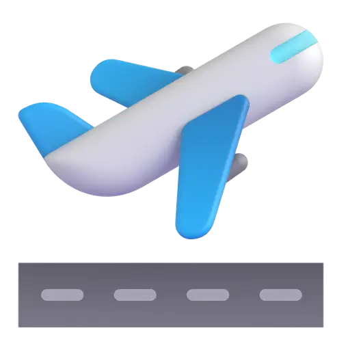 Salida del avión