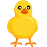 Emoji Pătuț cu fața în față 🐥 image - Facebook Messenger (2016) style